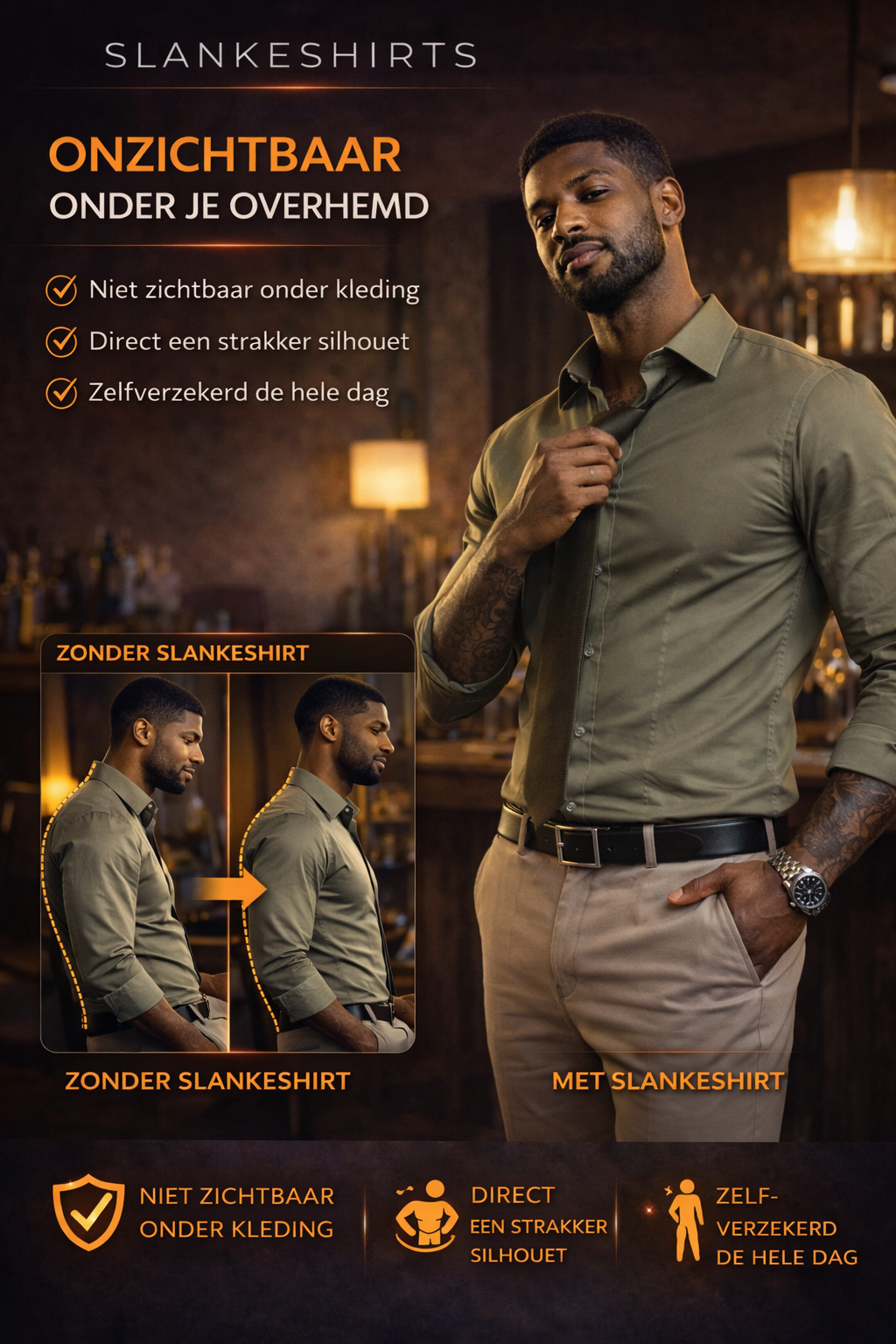 PerfectFit™ Compressie Shirt wit – Direct resultaat.
